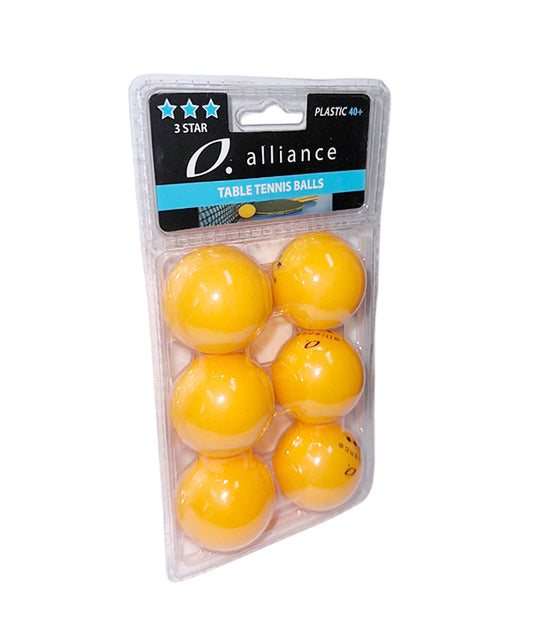 Alliance Table Tennis Balls 40+ Abs 3 Star