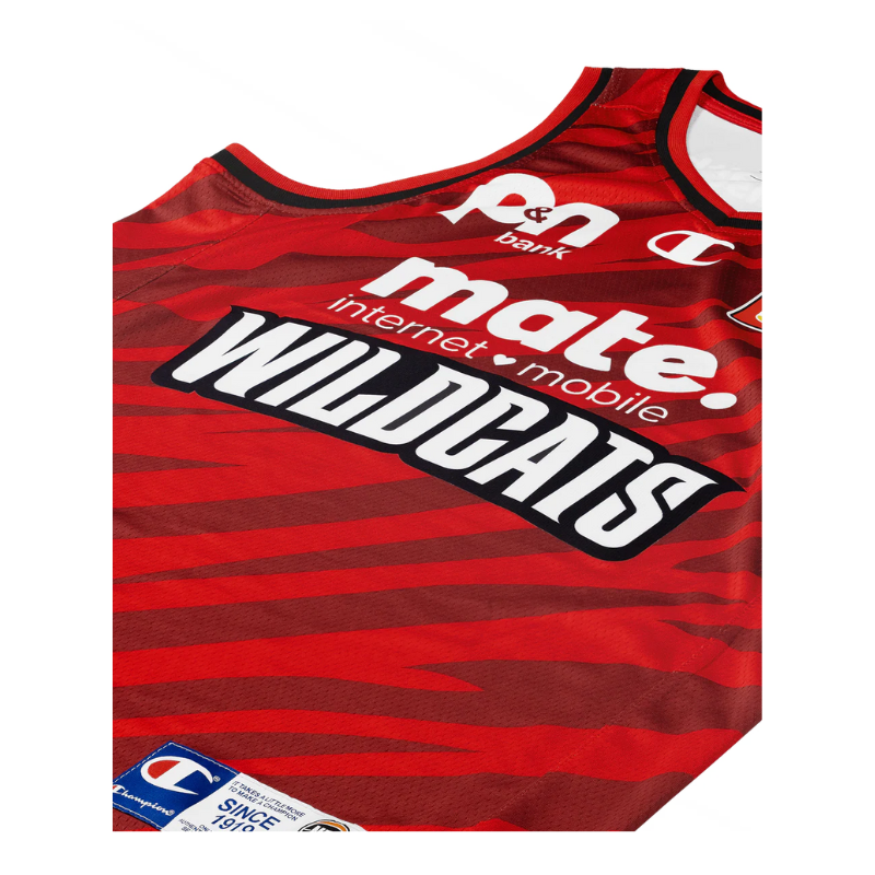 NBL Perth Wildcats 25/26 Yth V Neck Primary Jersey