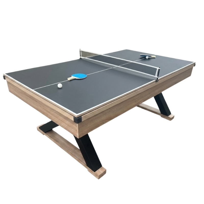 Alliance PDX Pool Table 7ft Beech/Black Felt with MDF Top