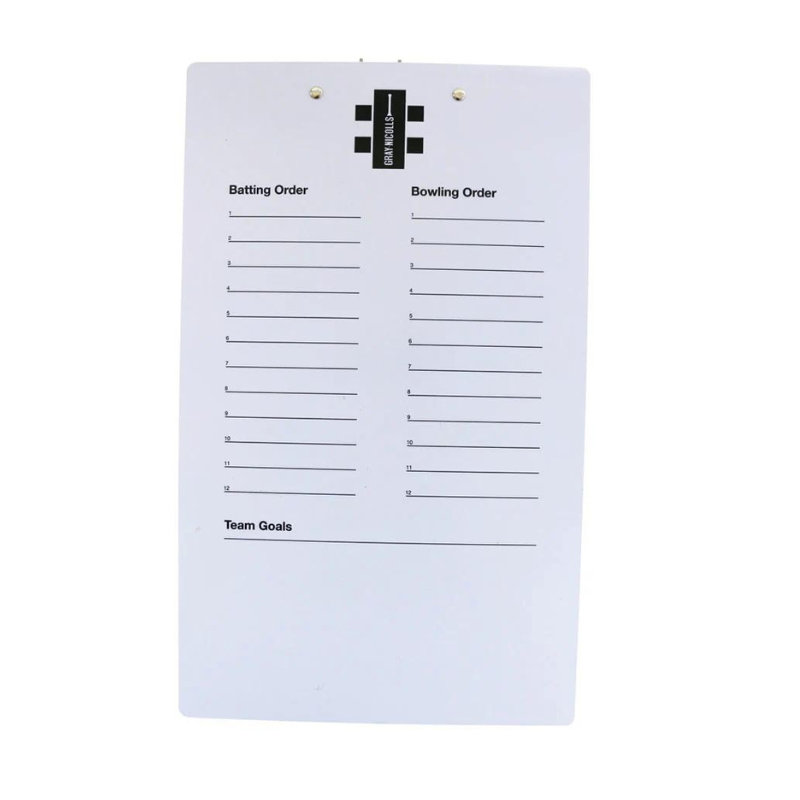 Gray Nicolls Cricket Coaching Clipboard