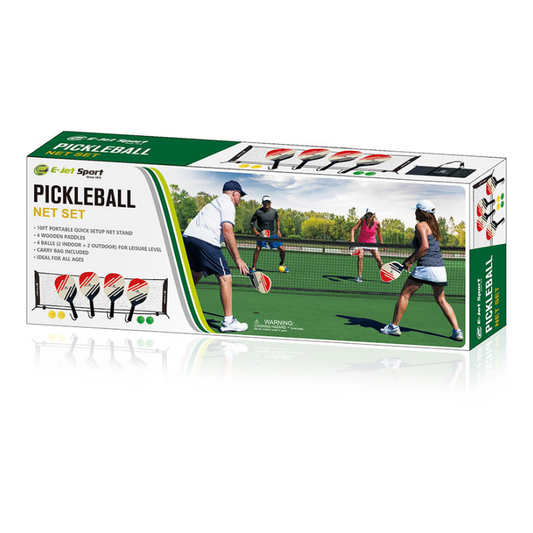 Ejet Sport Pickleball 4 Player Wooden Set With Net