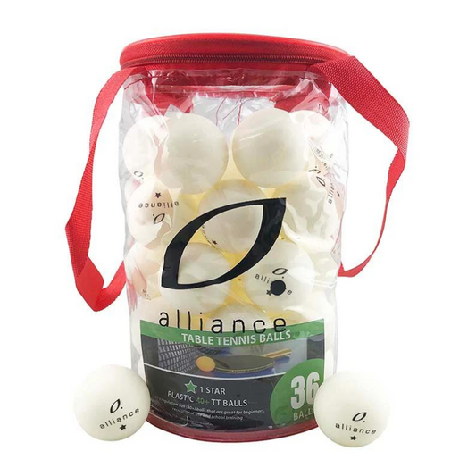 Alliance Table Tennis Balls 40+ Abs 1 Star White - Pack Of 36