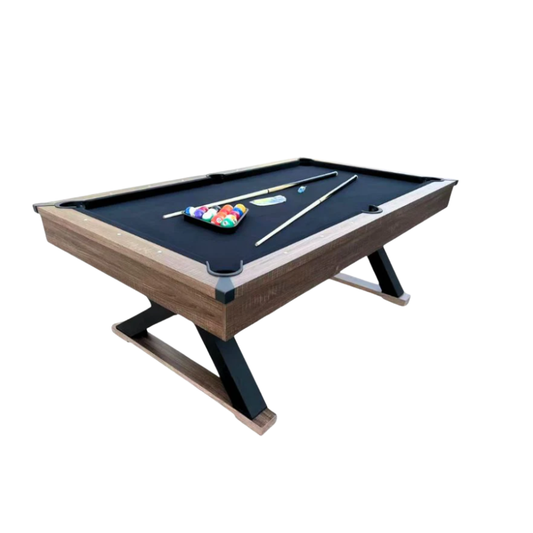 Alliance PDX Pool Table 7Ft Timber Finish With MDF Top Black Felt