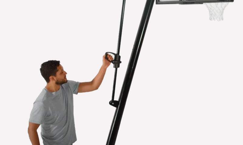 Spalding Portable System - 50 in Poly (Pro Glide Advanced Lift)