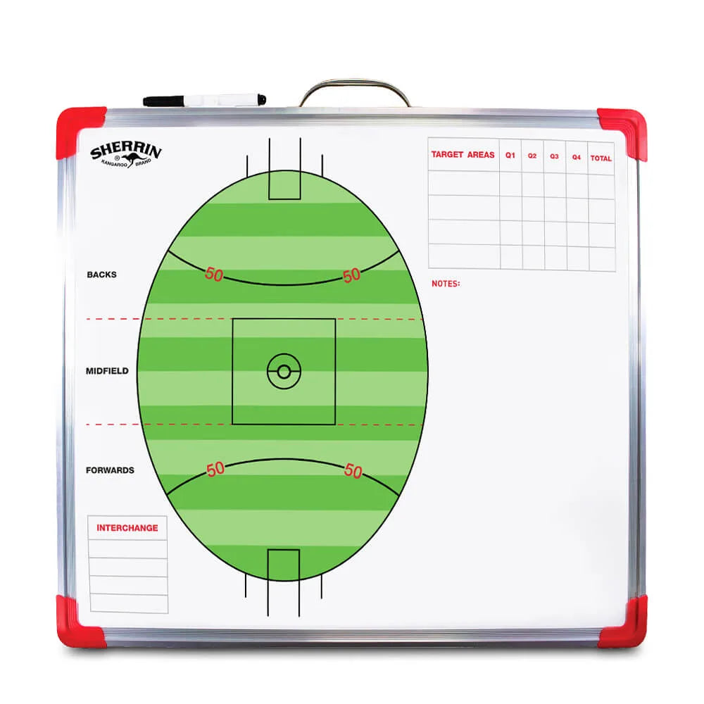 Sherrin KB Football Coaches Board & Bag Combo